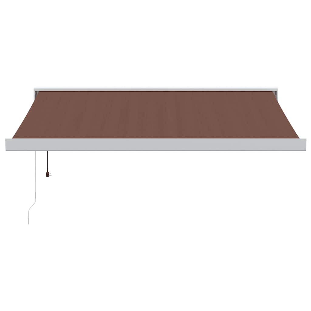 Automatic retractable awning, brown, 350x250cm