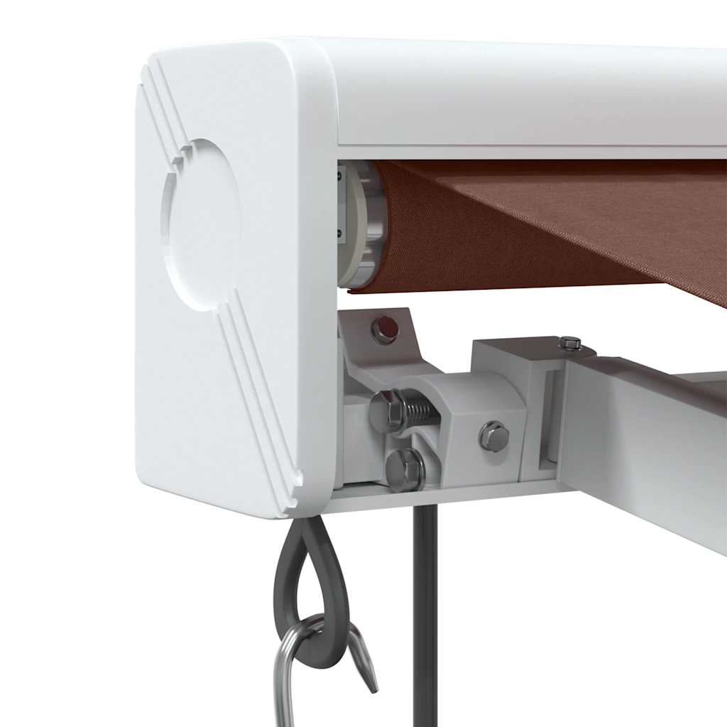 Automatic retractable awning, brown, 350x250cm
