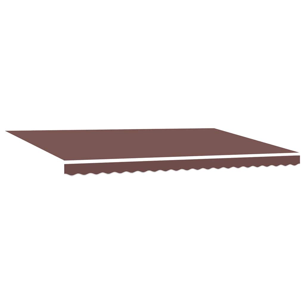 Automatic retractable awning, brown, 500x300cm