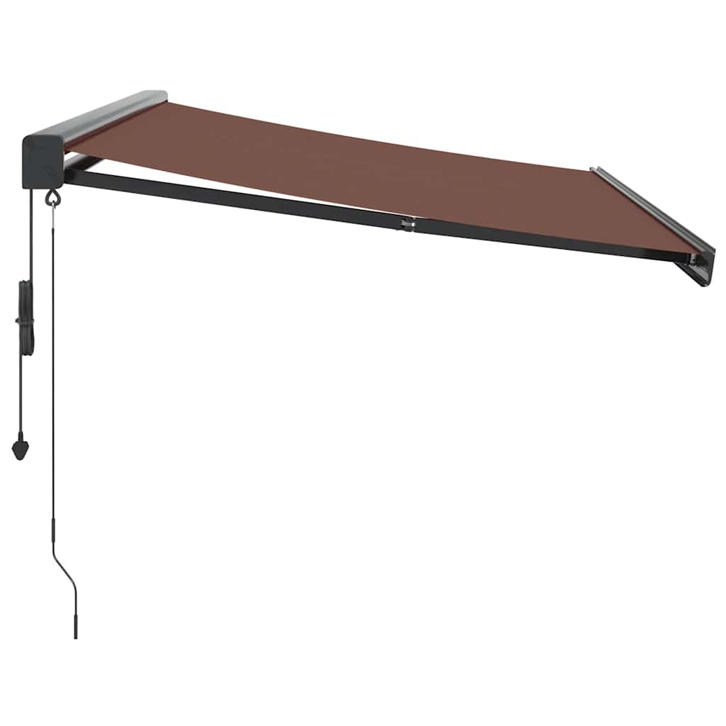 Automātiska izvelkama markīze, brūna krāsa, 350x250cm