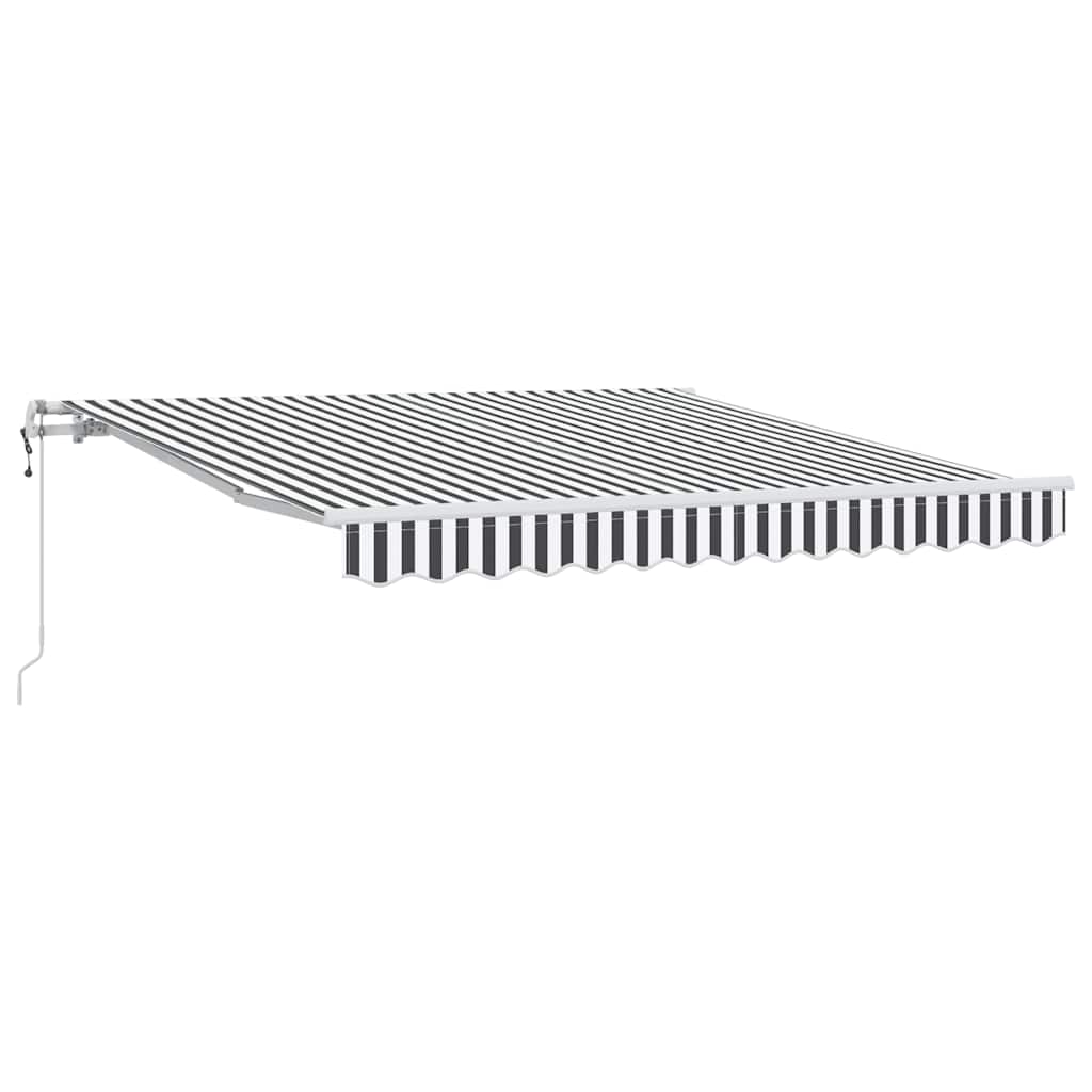 Automatinė ištraukiama markizė, antracito ir balta, 300x250cm