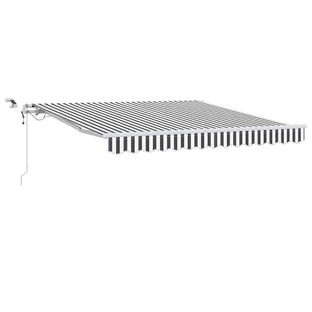 Automatinė ištraukiama markizė, antracito ir balta, 300x250cm