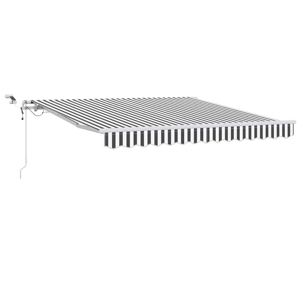 Automatinė ištraukiama markizė, antracito ir balta, 300x250cm