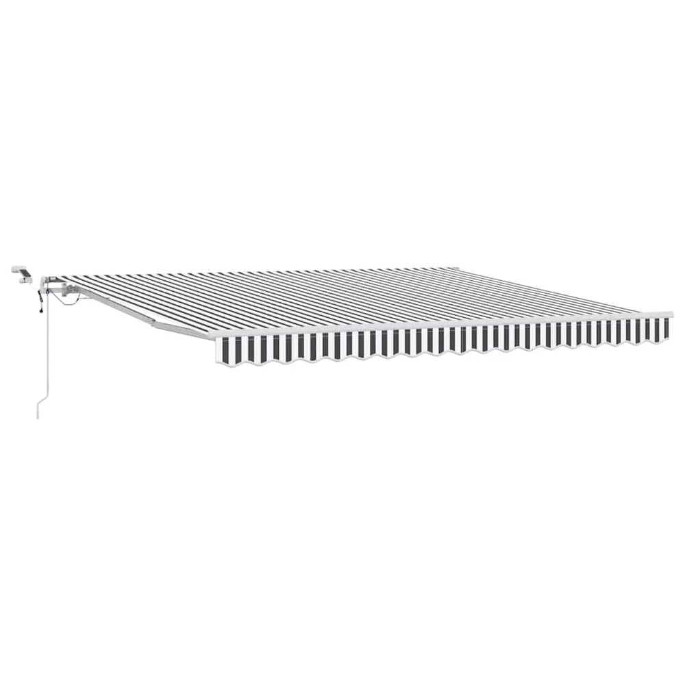Automatinė ištraukiama markizė, antracito ir balta, 400x300cm