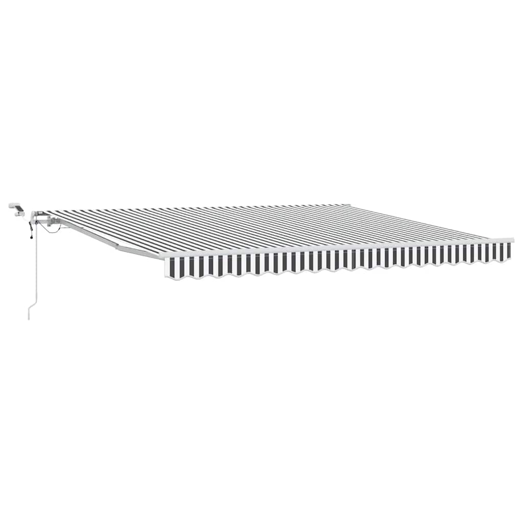 Automatinė ištraukiama markizė, antracito ir balta, 400x300cm