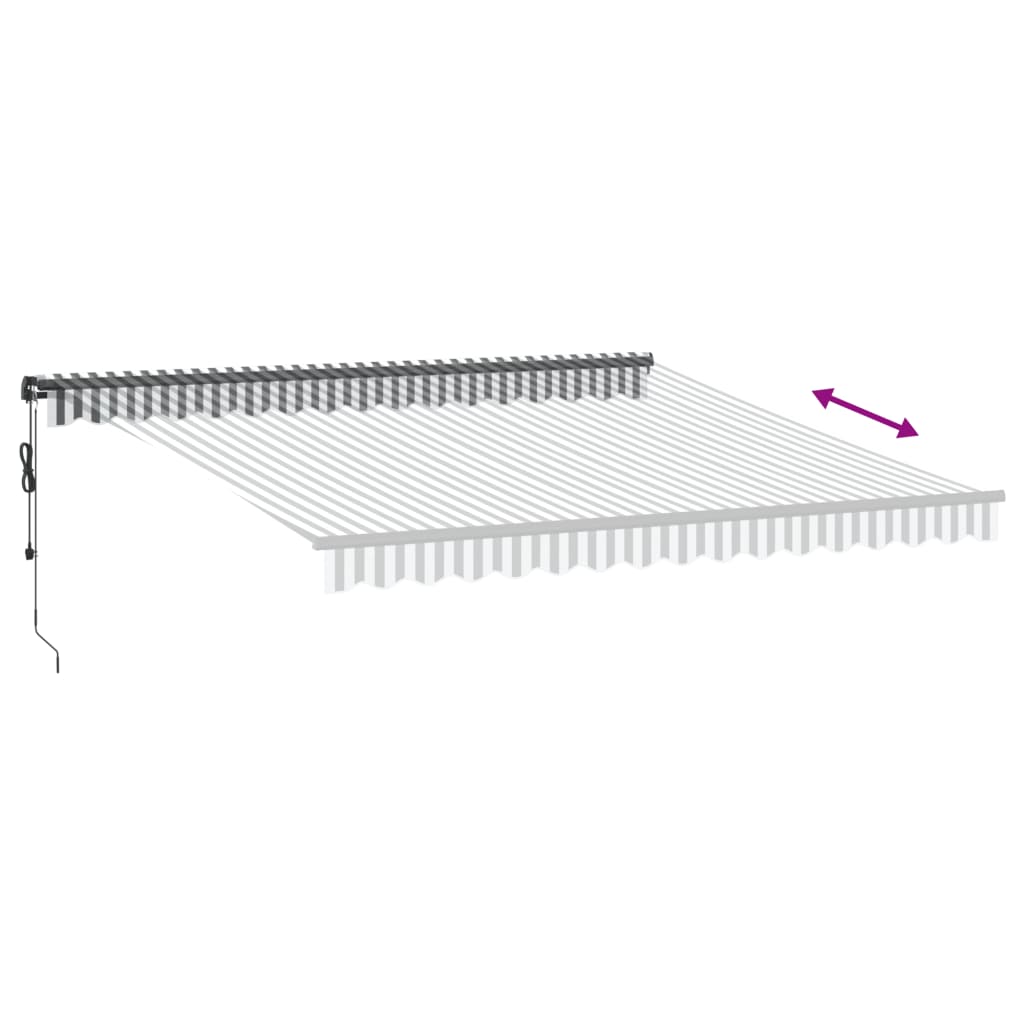 Elektrinė markizė su LED ir jutikliu 4 x 3,5 m