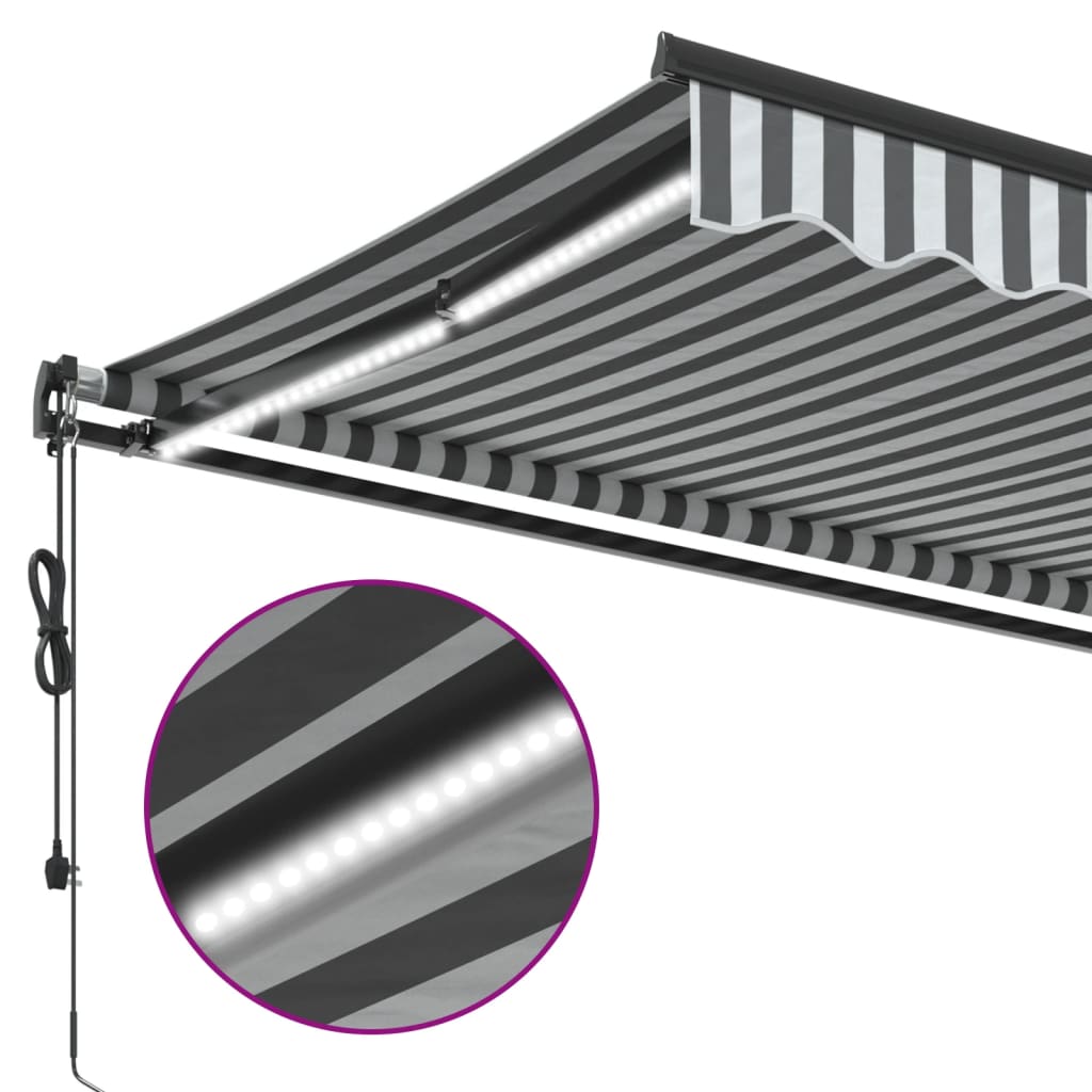 Elektrinė markizė su LED ir jutikliu 4 x 3,5 m