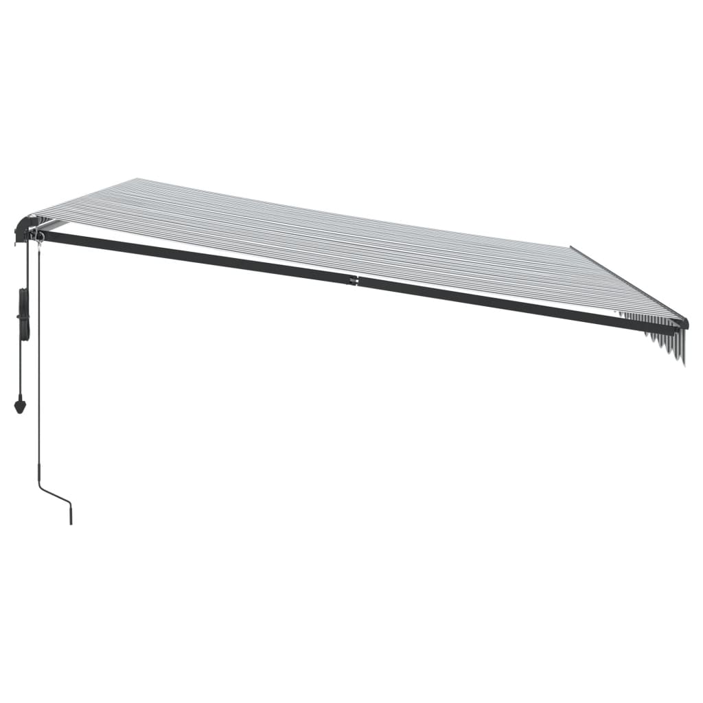 Elektrinė markizė su LED ir jutikliu 4,5 x 3,5 m