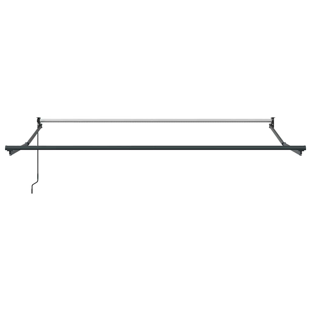 Retractable awning, anthracite/white, 3x2.5m, fabric/aluminium