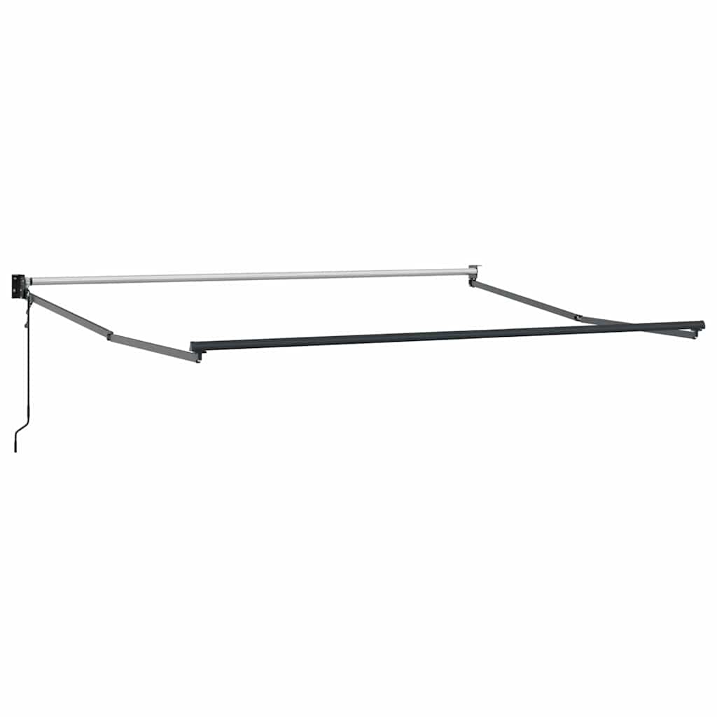 Ištraukiama markizė, antracito ir baltos spalvos, 3x2,5 m, audinys ir aliuminis