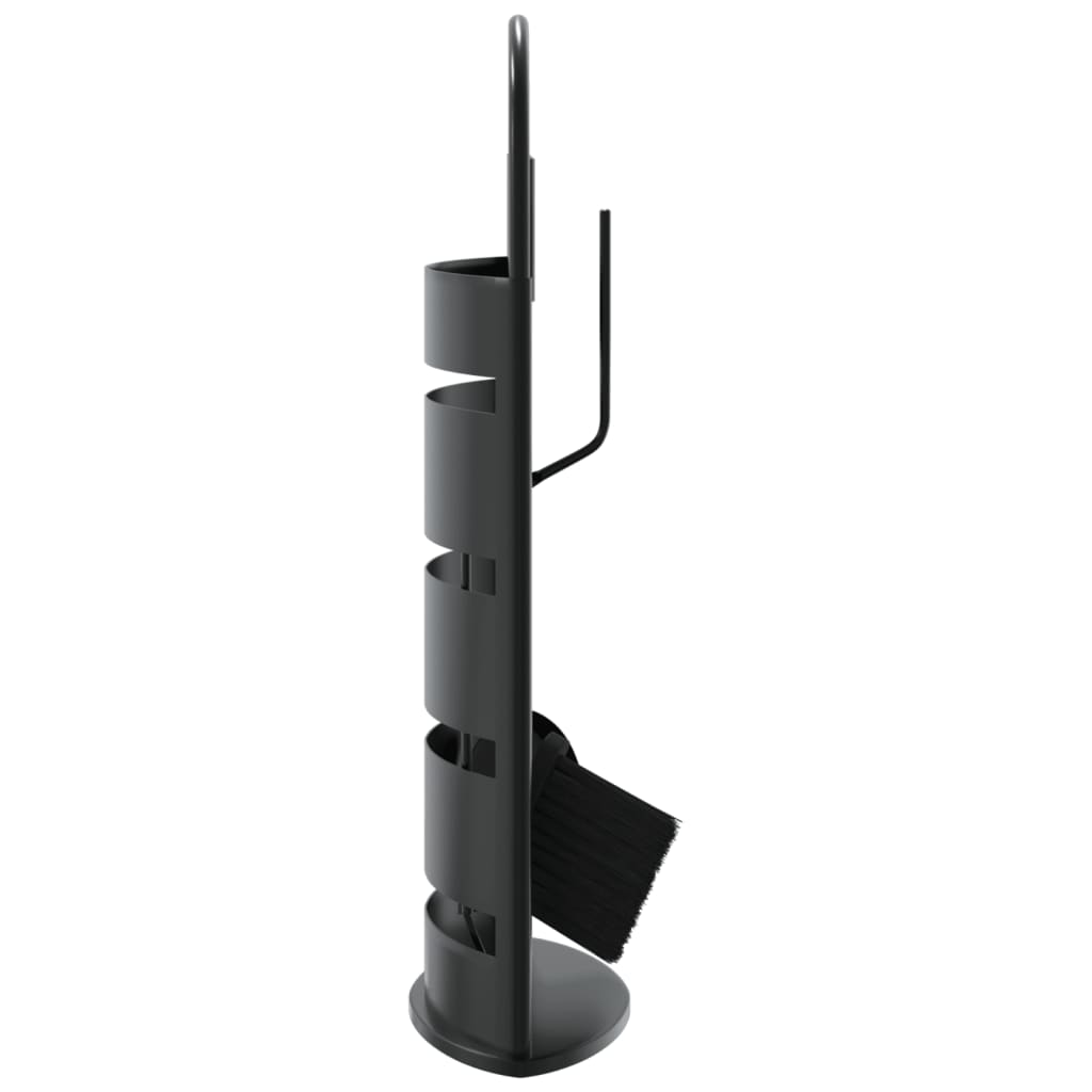 Fireplace tool set, 5-piece, 23x15x66cm, steel