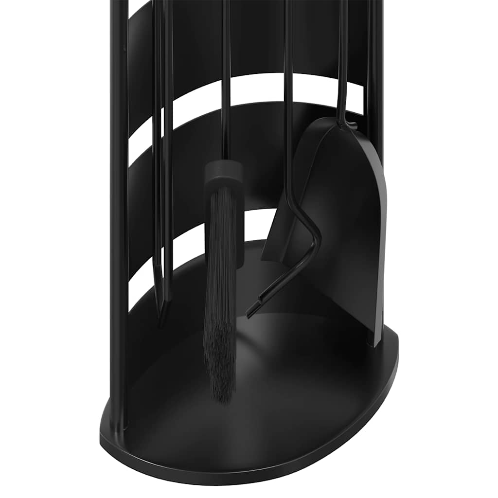 Fireplace tool set, 5-piece, 23x15x66cm, steel