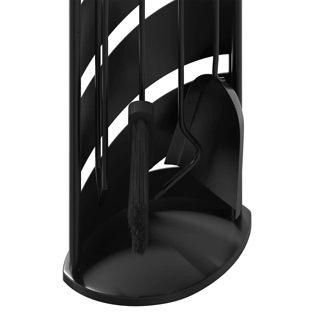 Kamīna piederumu komplekts, 5 gab., 23x15x66cm, tērauds