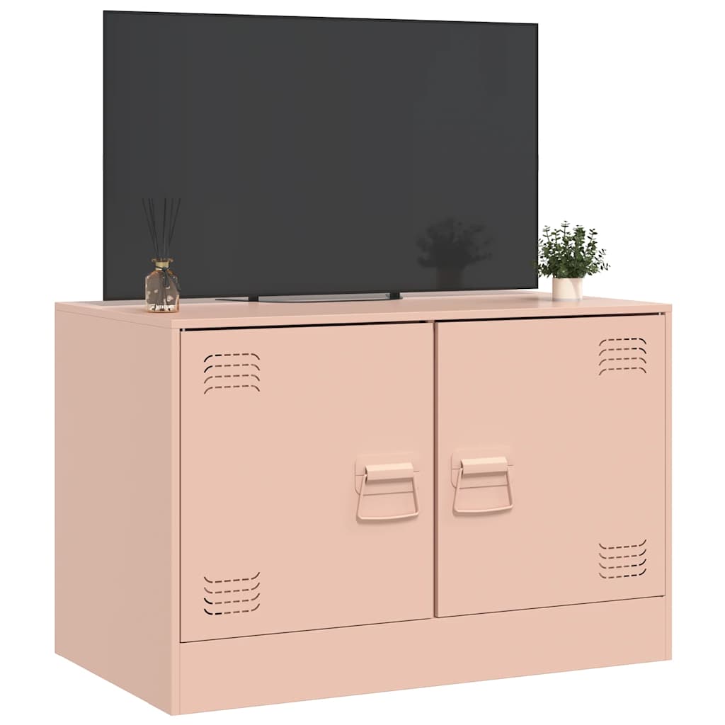 TV cabinet, pink, 67x39x44cm, steel