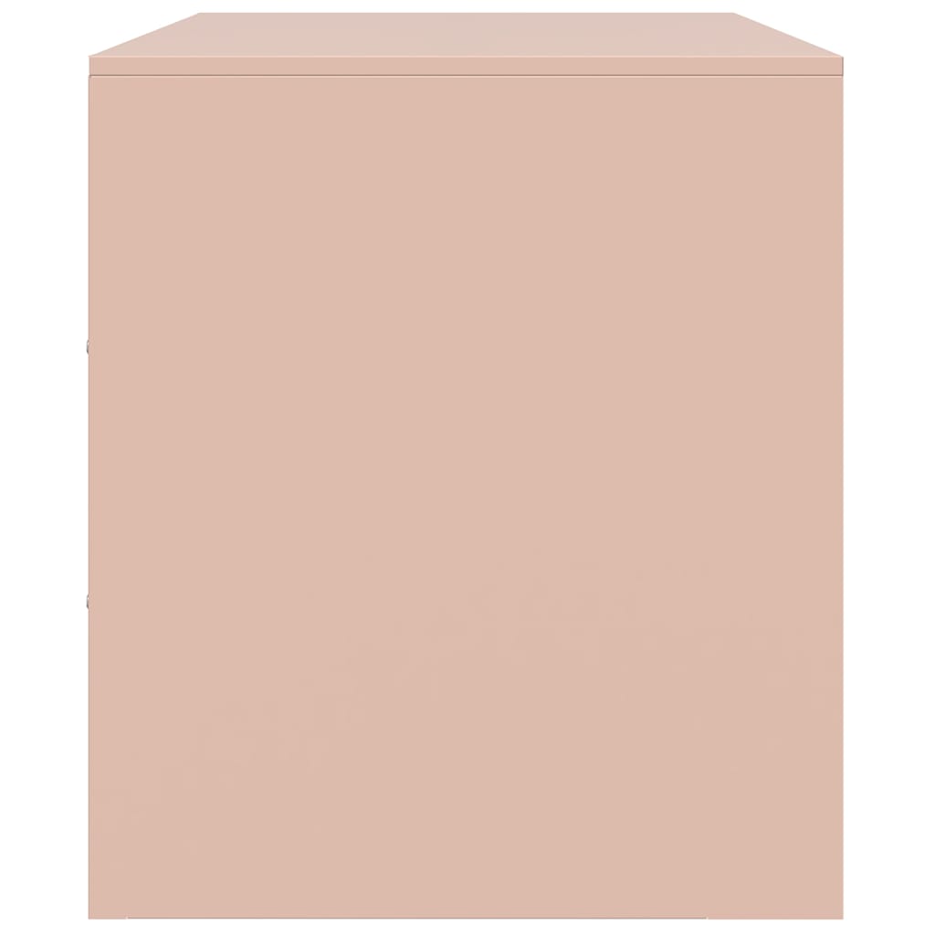TV cabinet, pink, 67x39x44cm, steel