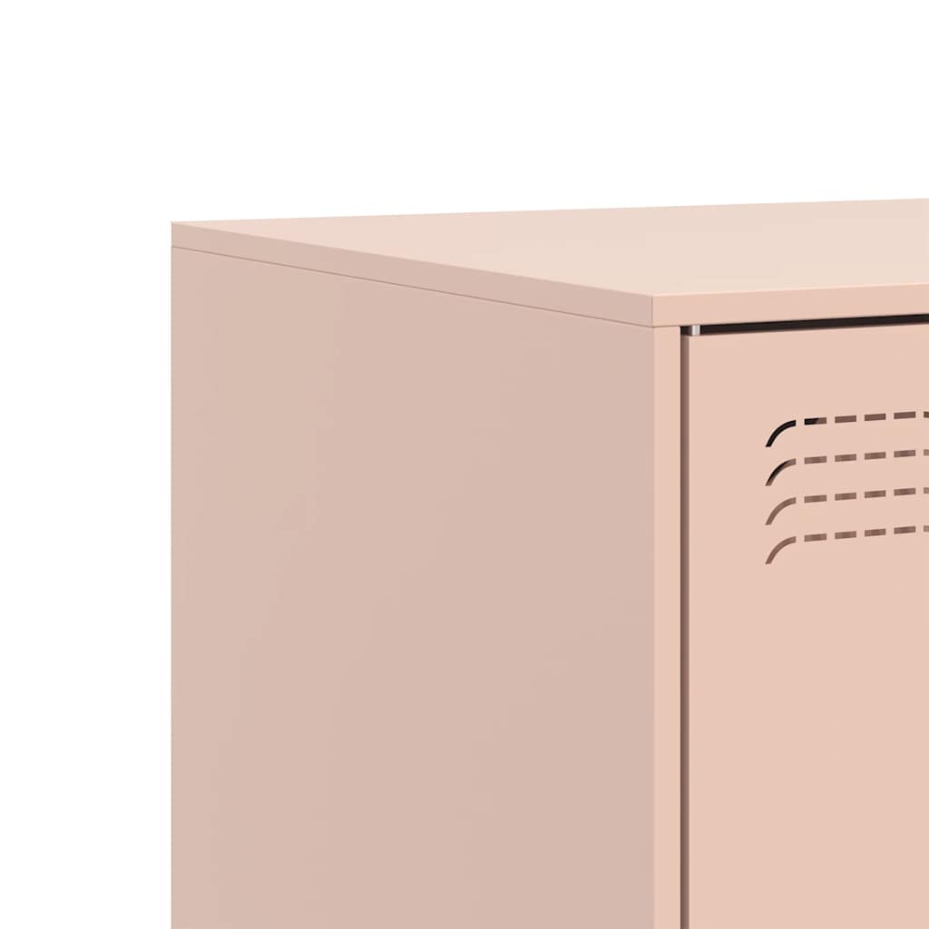 TV cabinet, pink, 67x39x44cm, steel