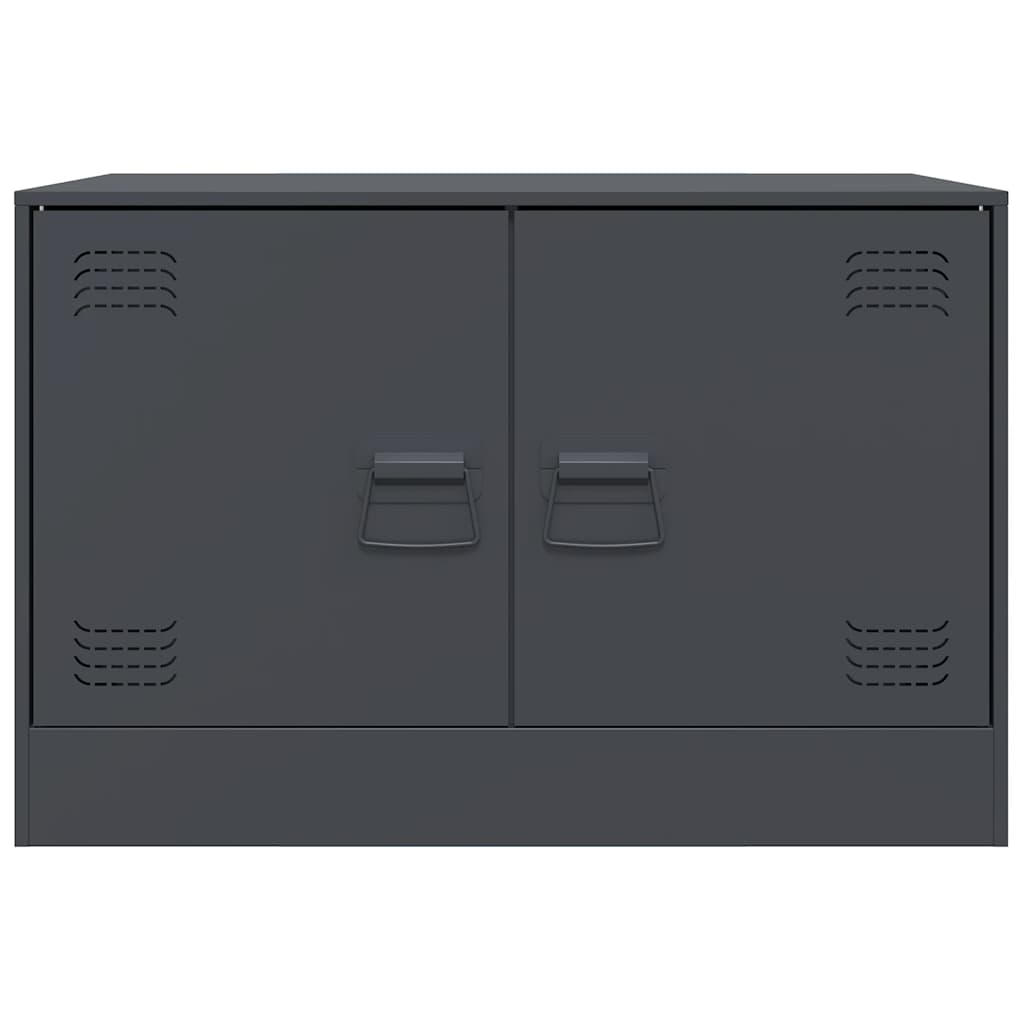 TV cabinets, 2 pcs., anthracite, 67x39x44cm, steel