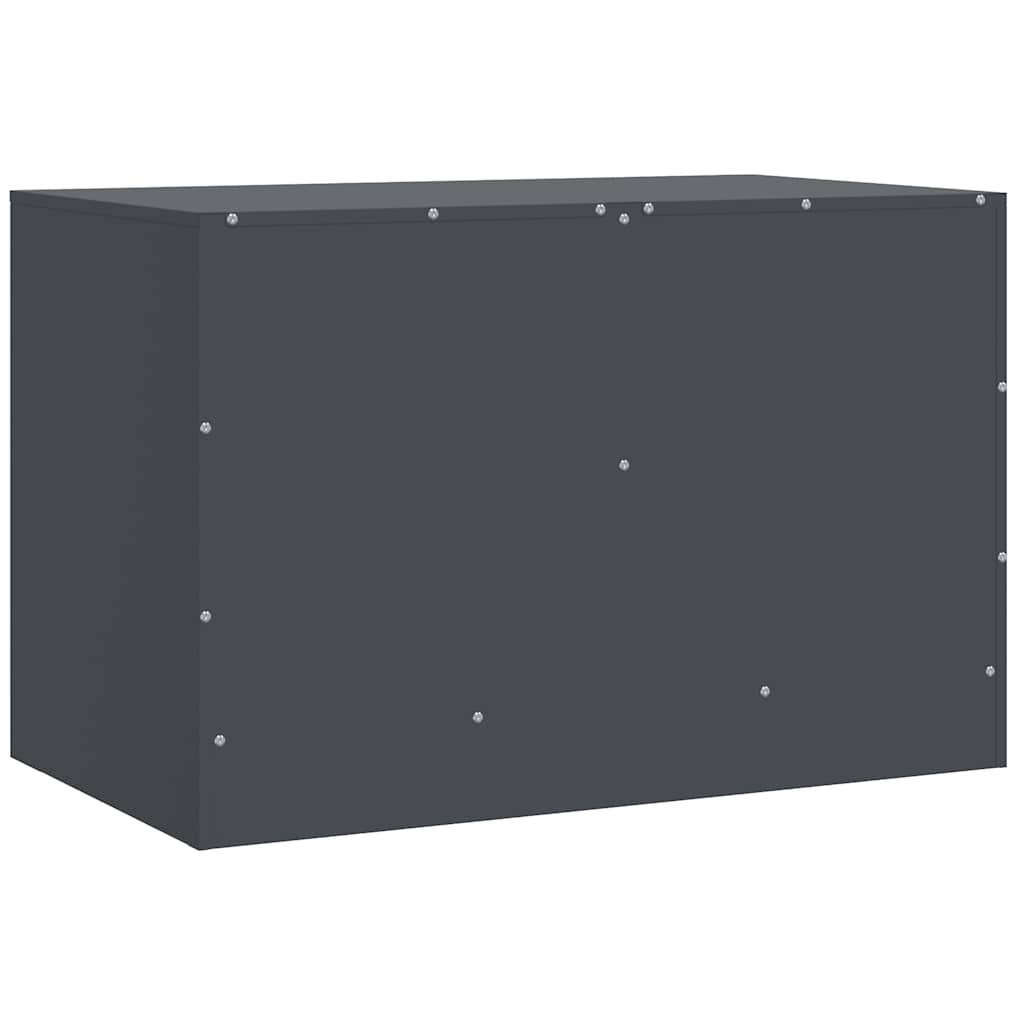 TV cabinets, 2 pcs., anthracite, 67x39x44cm, steel