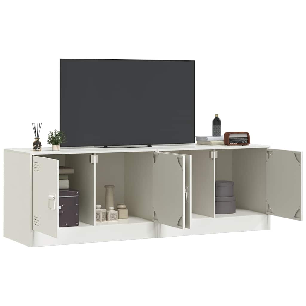 TV galdiņi, 2 gab., balti, 67x39x44cm, tērauds