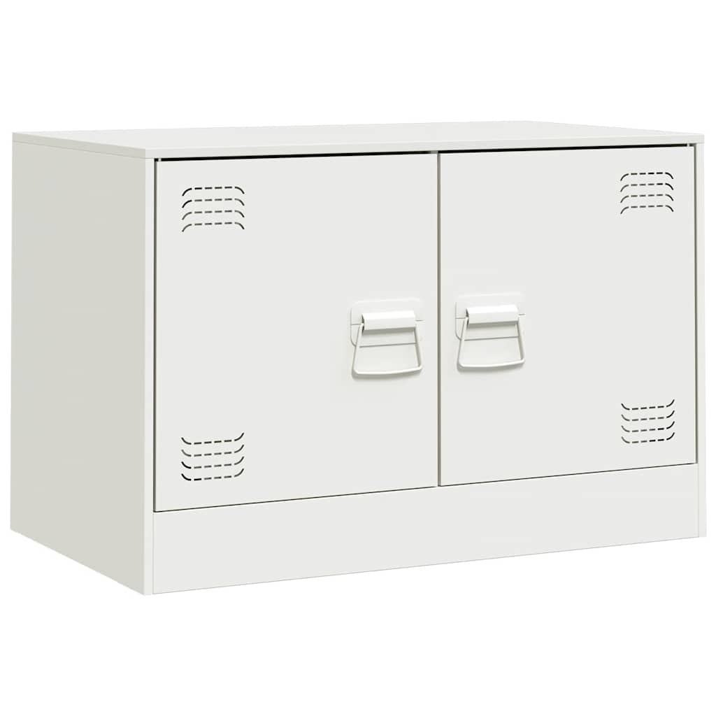 TV galdiņi, 2 gab., balti, 67x39x44cm, tērauds