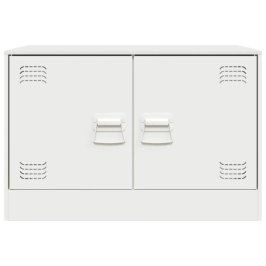 TV galdiņi, 2 gab., balti, 67x39x44cm, tērauds