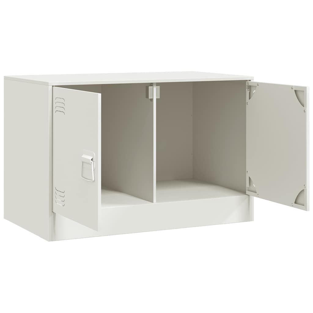 TV galdiņi, 2 gab., balti, 67x39x44cm, tērauds