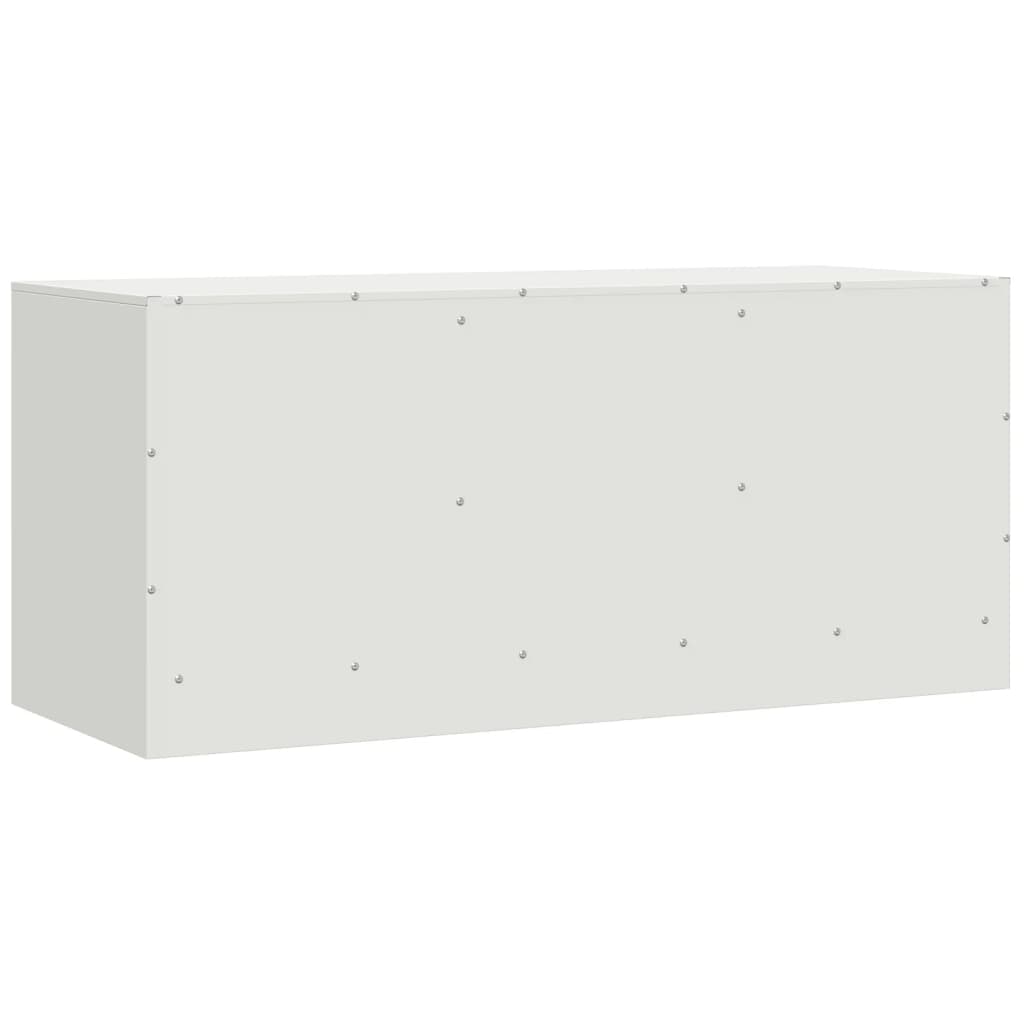 Televizoriaus spintelė, baltos spalvos, 99x39x44cm, plienas