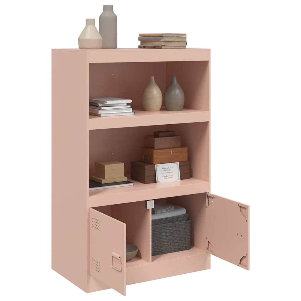 Side cabinet, pink, 67x39x107cm, steel