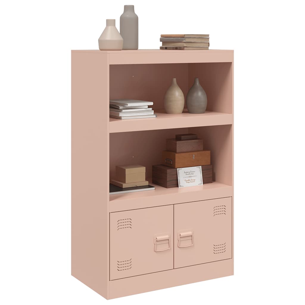 Side cabinet, pink, 67x39x107cm, steel