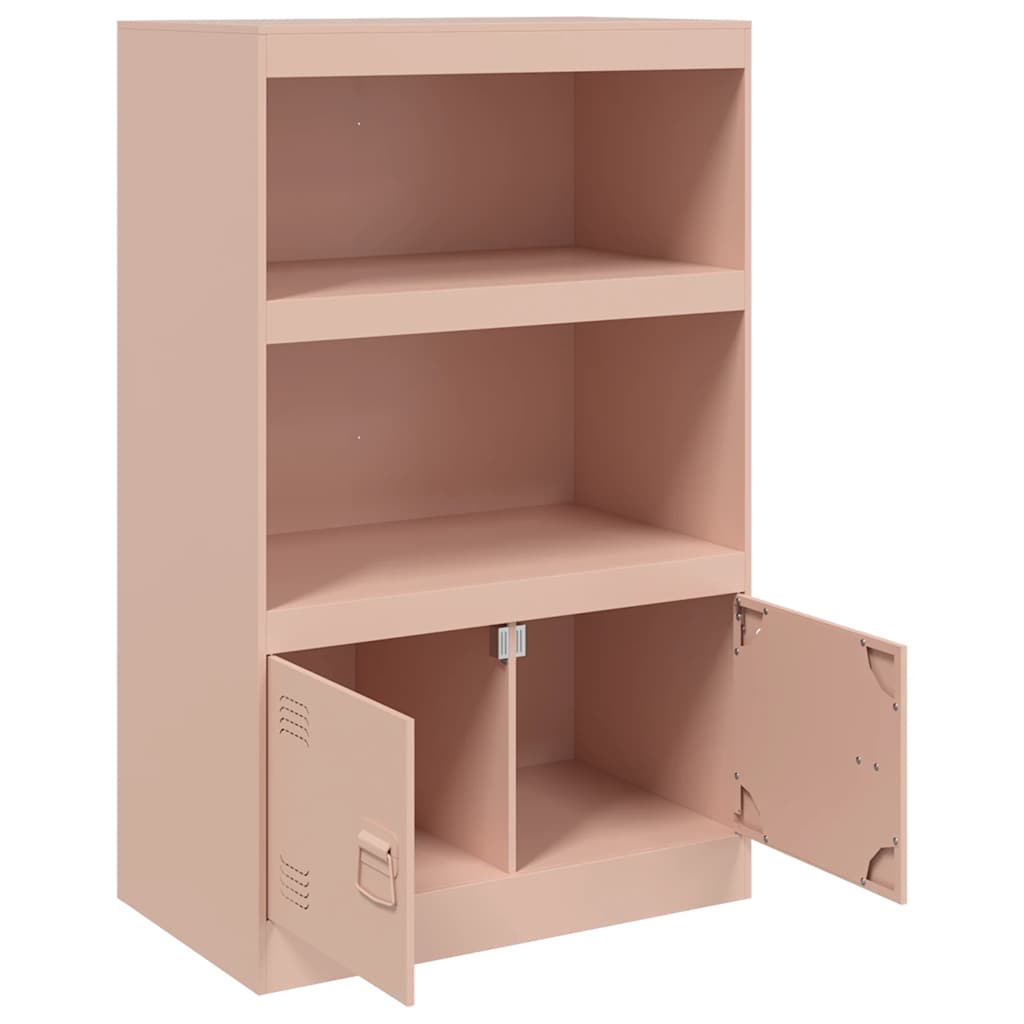 Side cabinet, pink, 67x39x107cm, steel