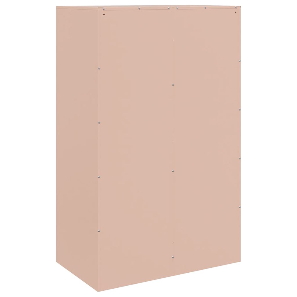 Side cabinet, pink, 67x39x107cm, steel