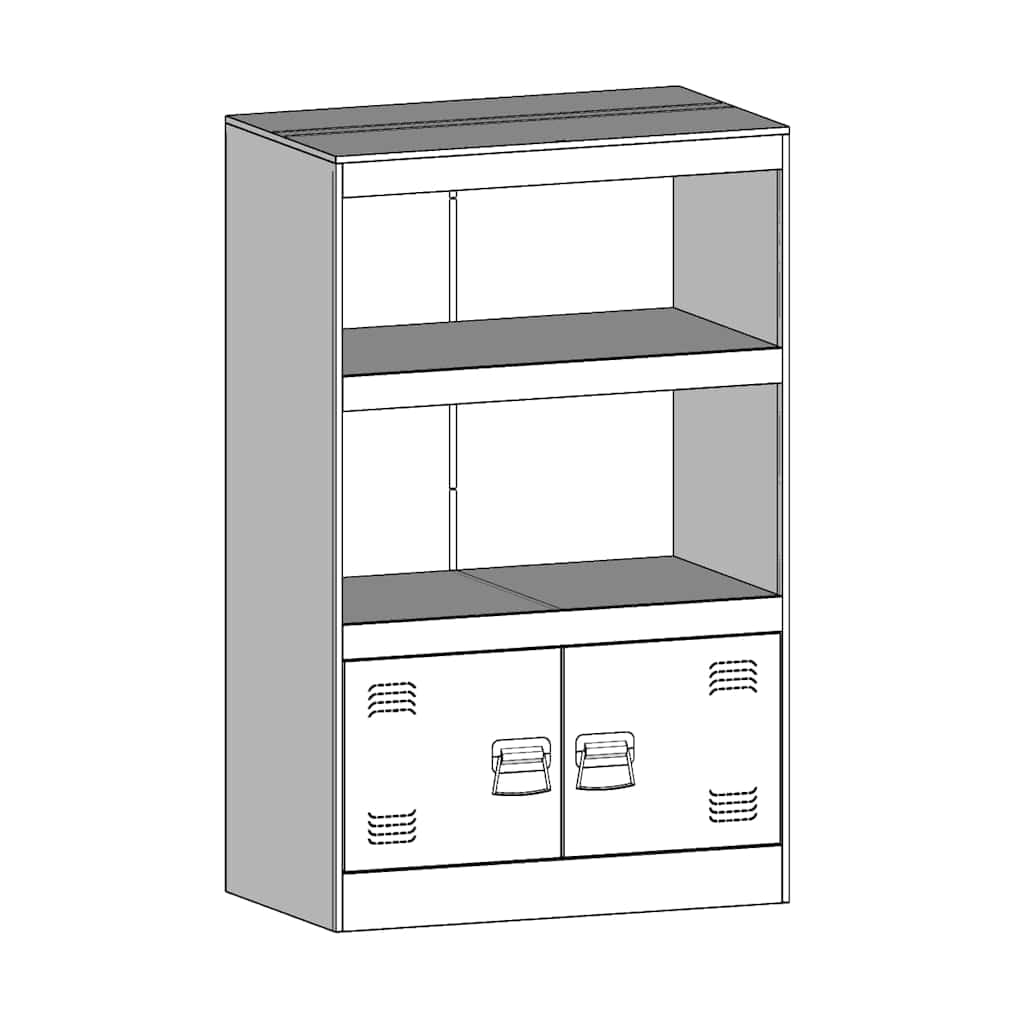 Side cabinet, pink, 67x39x107cm, steel
