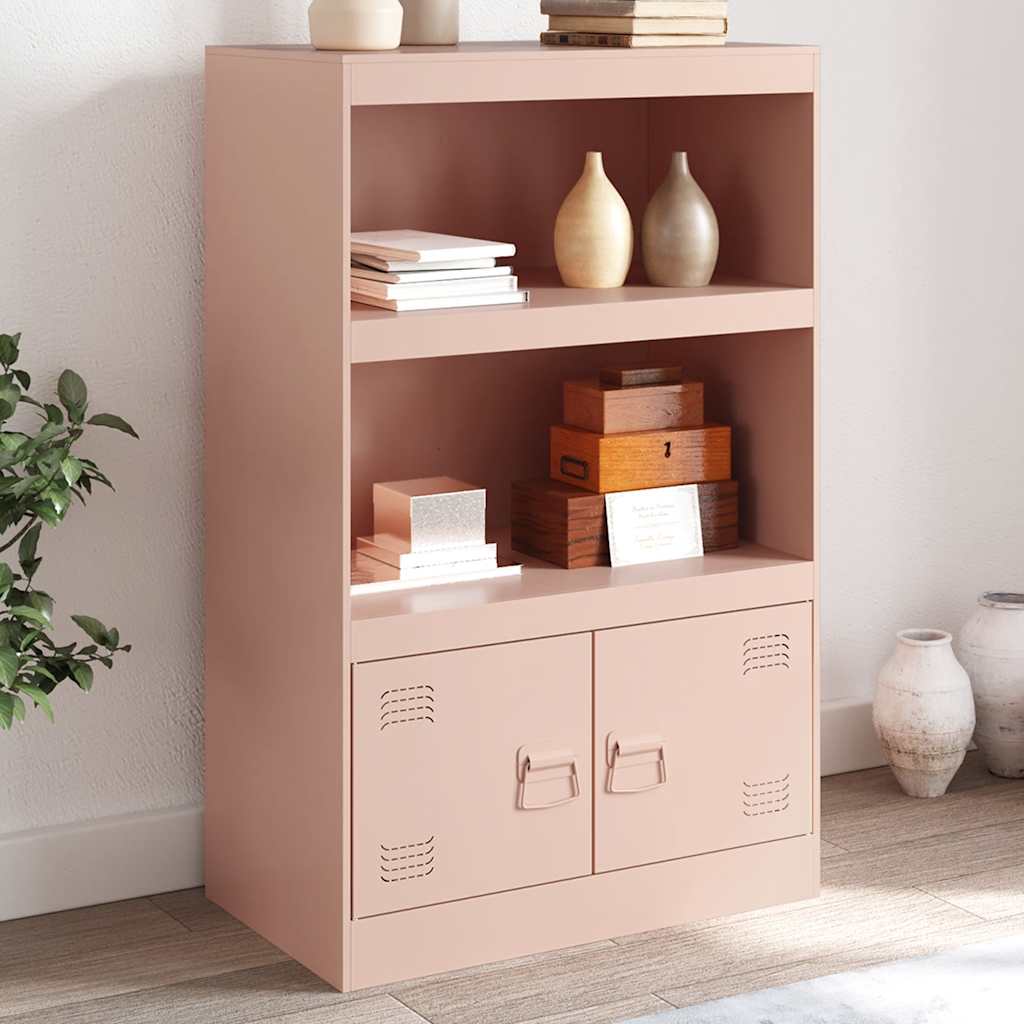 Side cabinet, pink, 67x39x107cm, steel