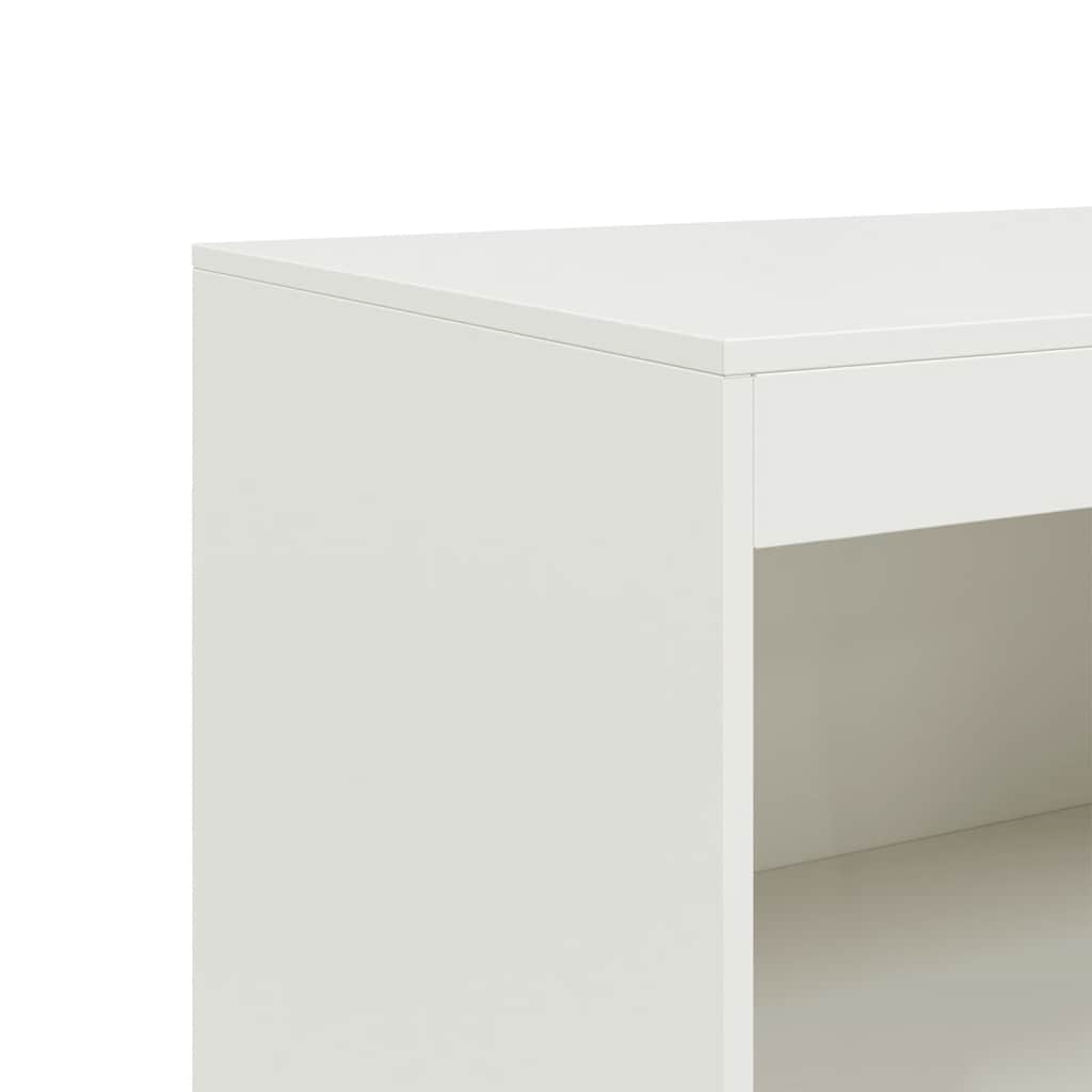 Šoninė spintelė, baltos spalvos, 67x39x107cm, plienas
