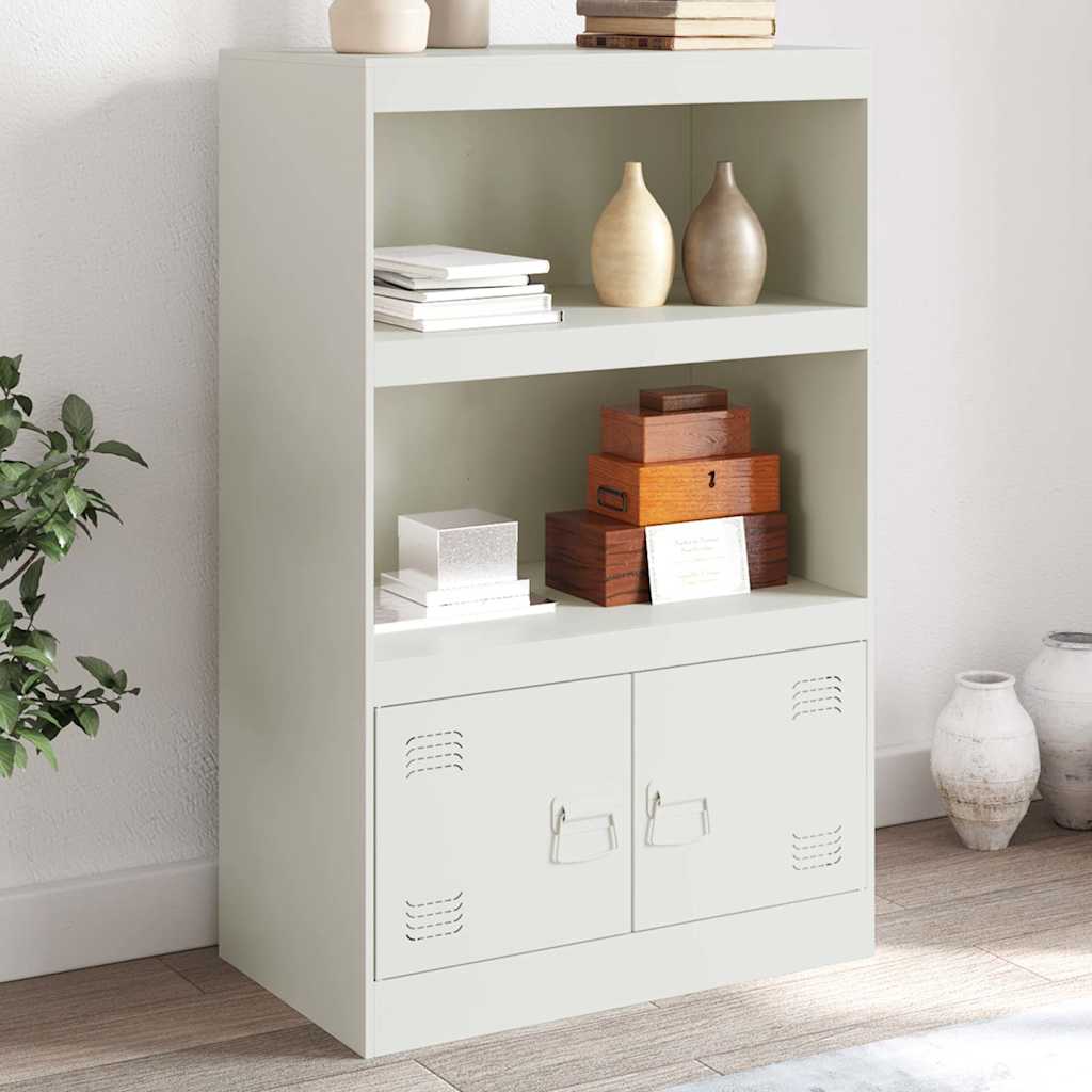Side cabinet, white, 67x39x107cm, steel