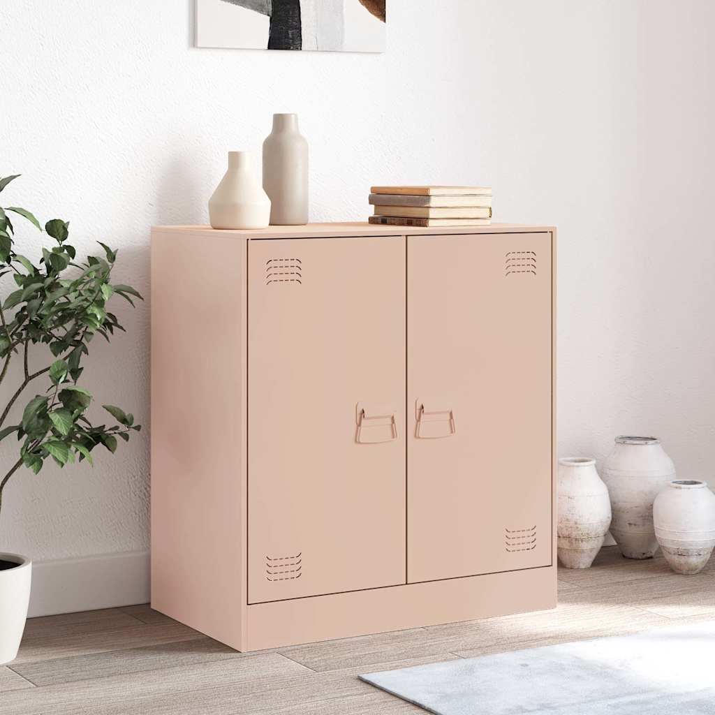Side cabinet, pink, 67x39x73cm, steel