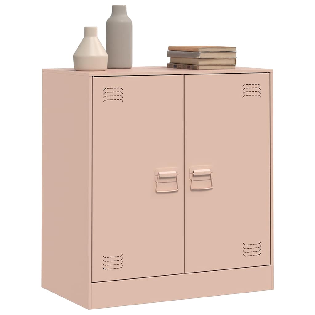 Side cabinet, pink, 67x39x73cm, steel