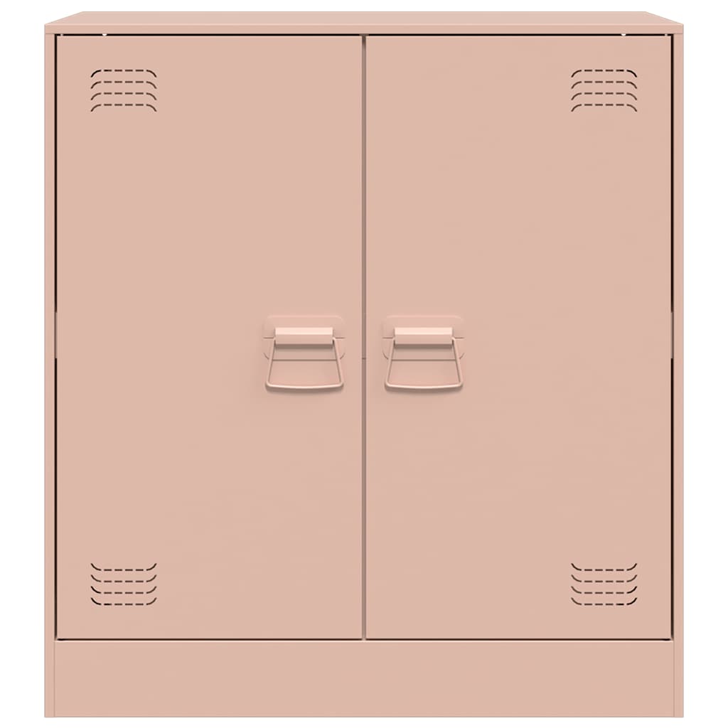 Side cabinet, pink, 67x39x73cm, steel