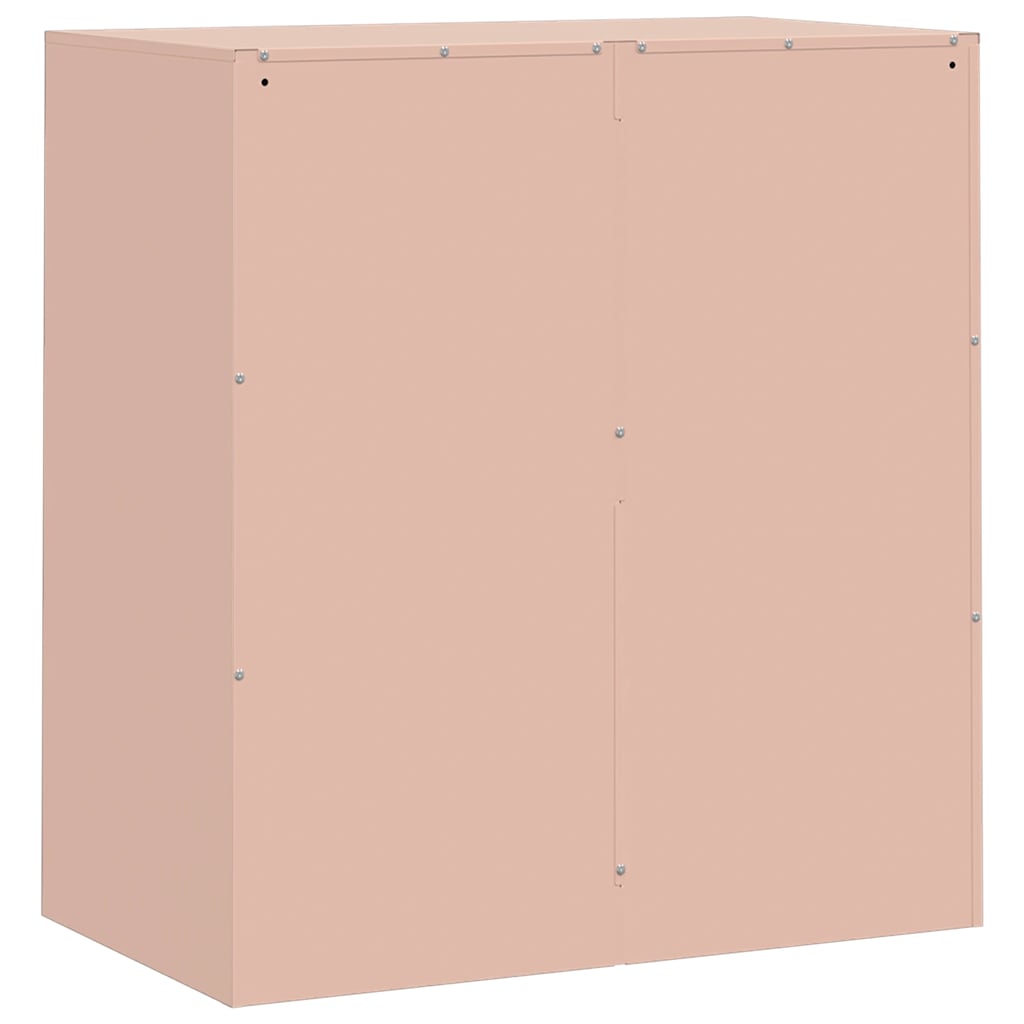 Side cabinet, pink, 67x39x73cm, steel