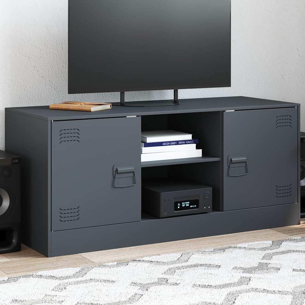 TV skapītis, antracīts, 99x39x44cm, tērauds