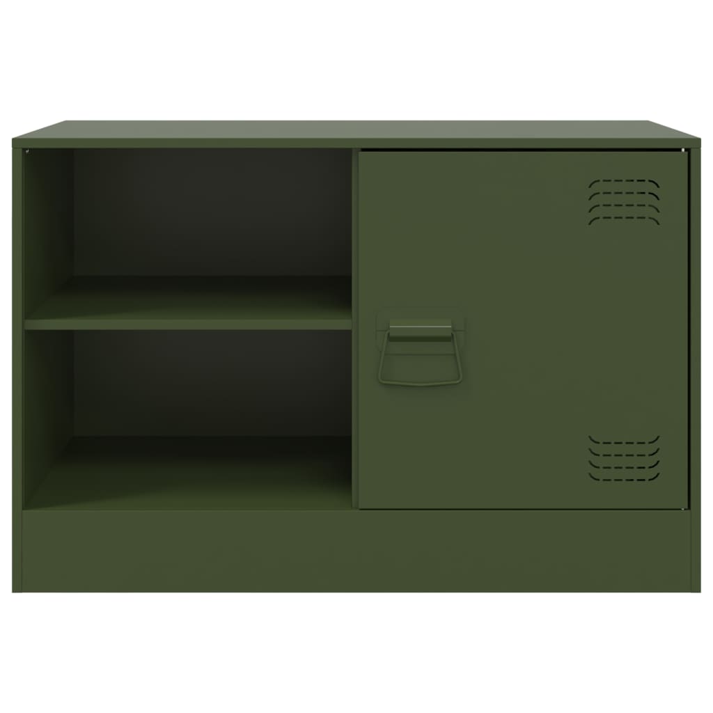 TV cabinets, 2 pcs., olive, 67x39x44cm, steel