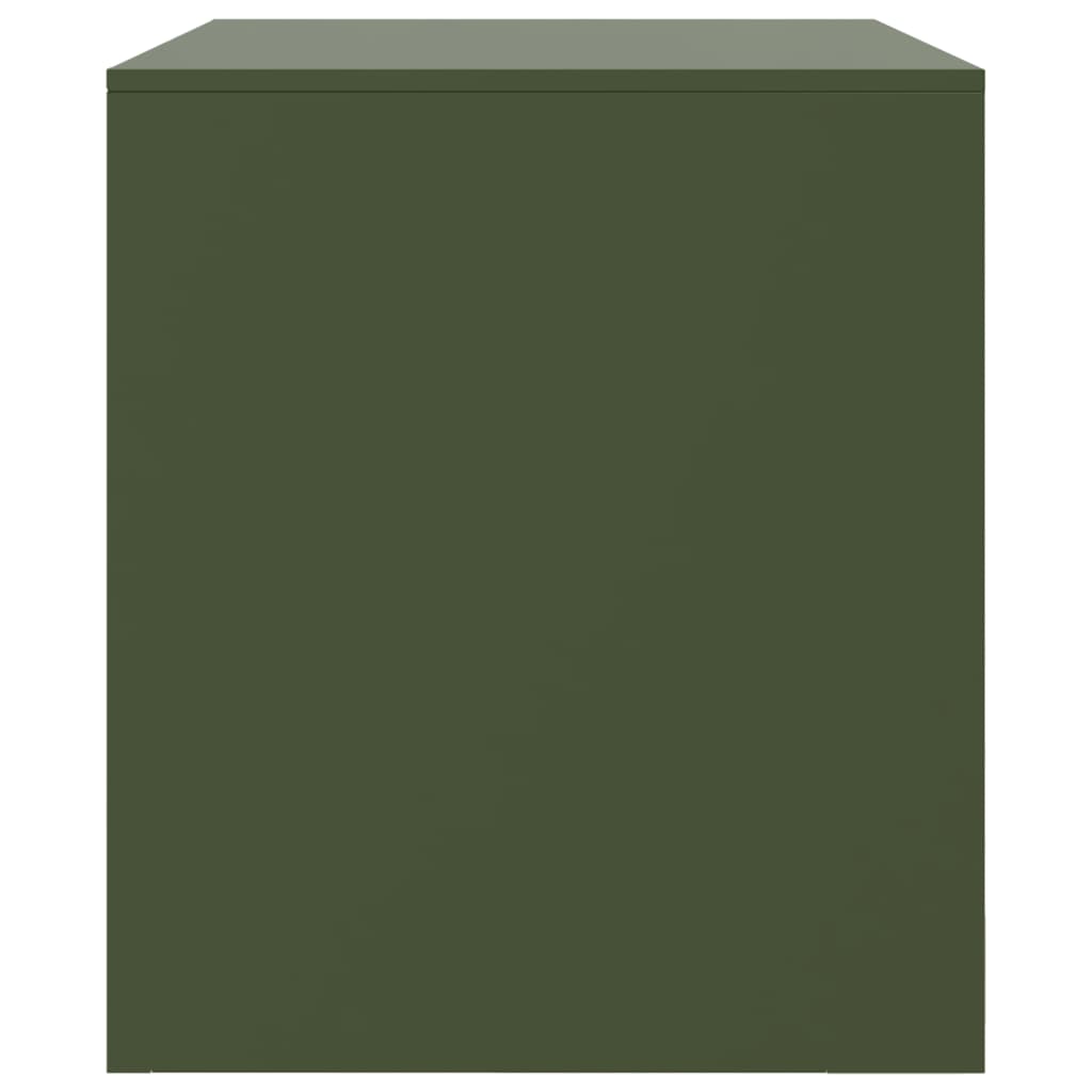 TV cabinets, 2 pcs., olive, 67x39x44cm, steel
