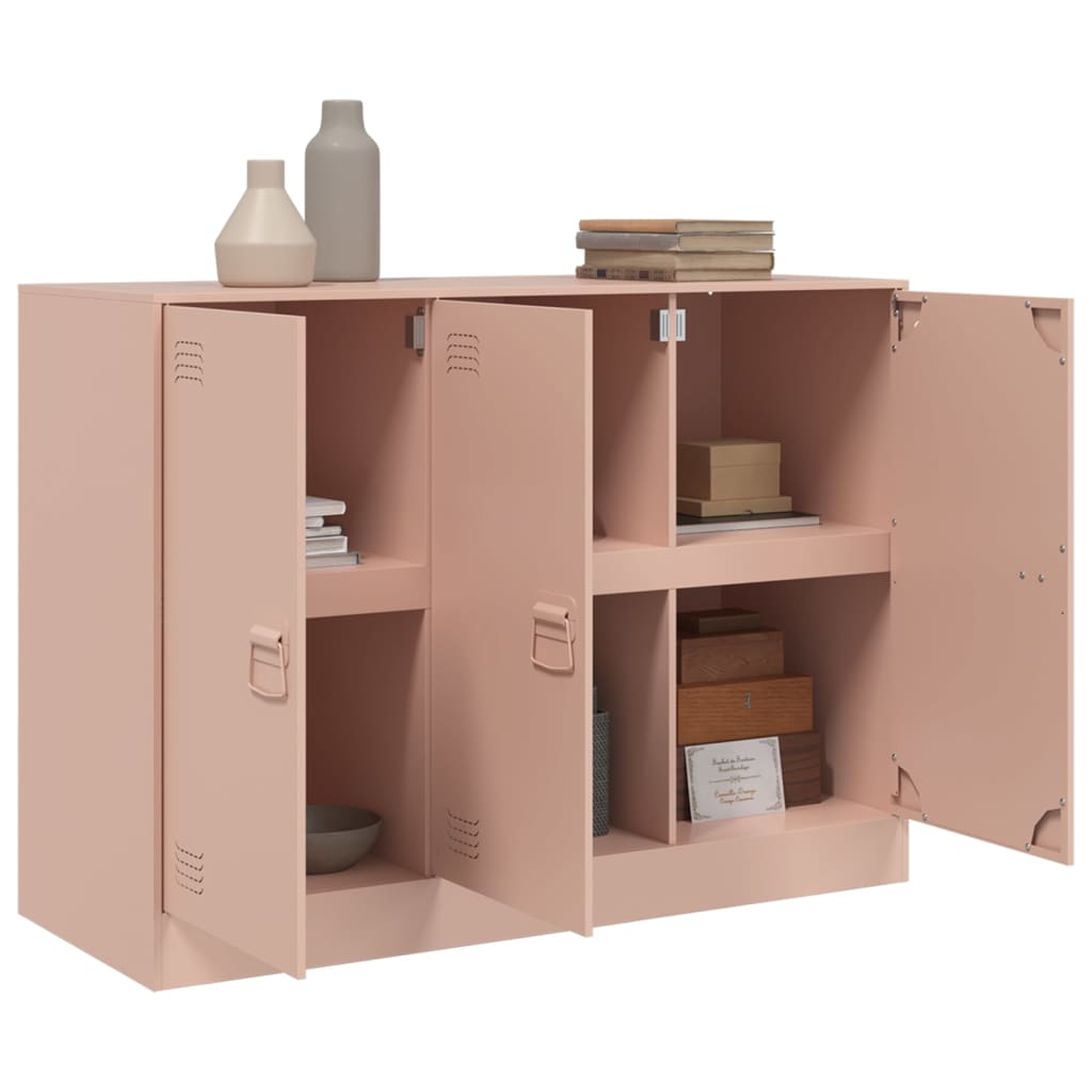 Sideboard, pink, 99x39x73cm, steel