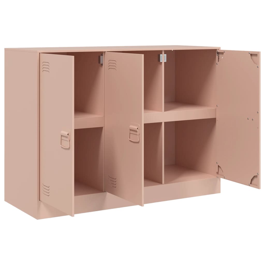 Sideboard, pink, 99x39x73cm, steel