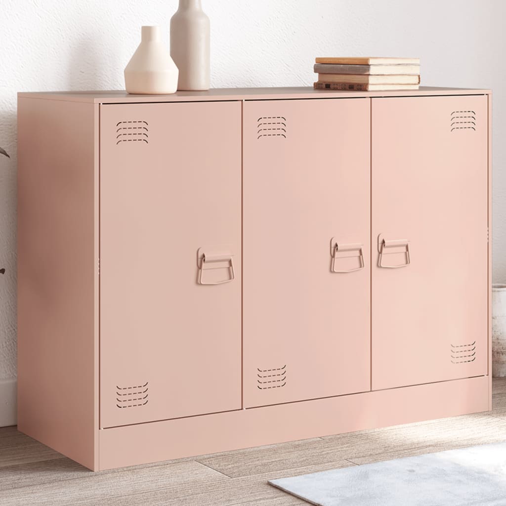 Sideboard, pink, 99x39x73cm, steel