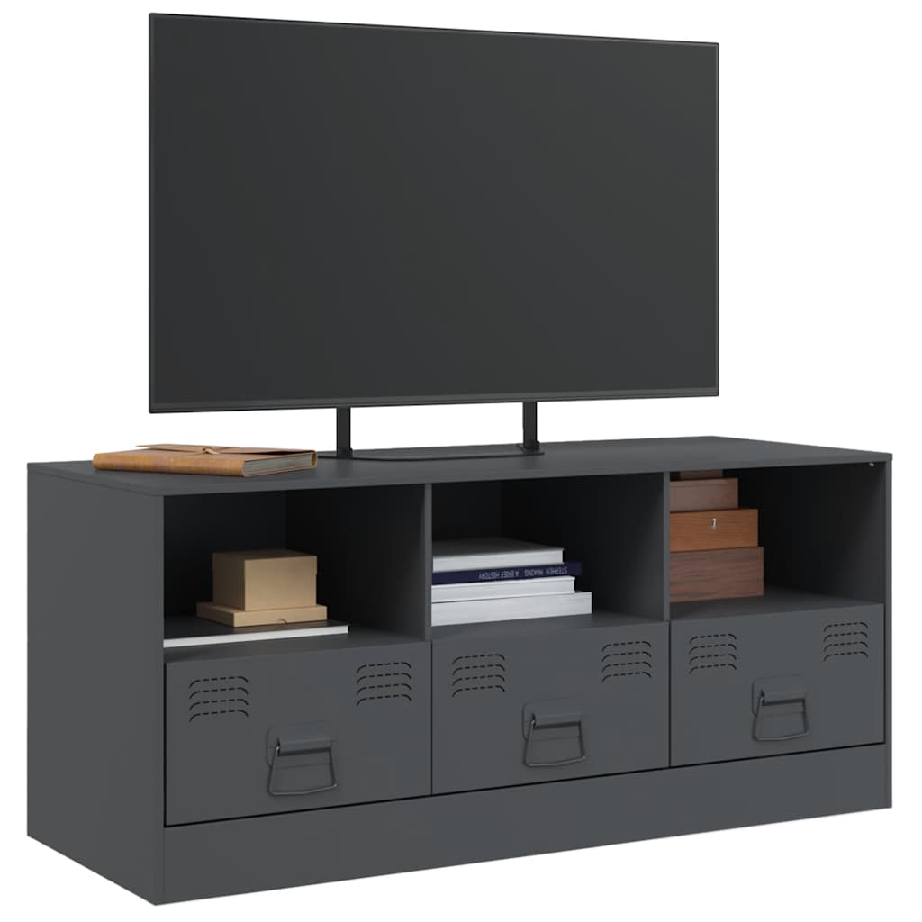 TV skapītis, antracīts, 99x39x44cm, tērauds