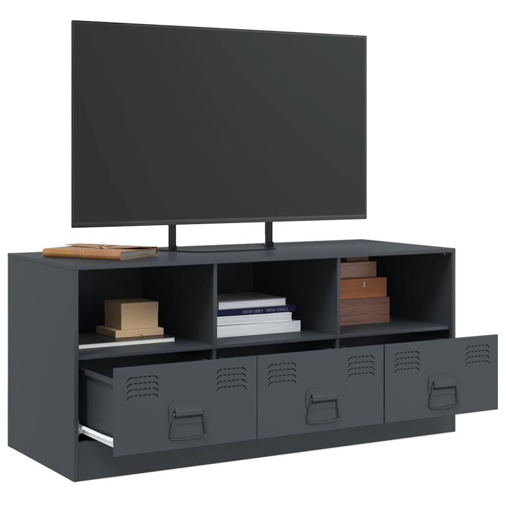 TV skapītis, antracīts, 99x39x44cm, tērauds