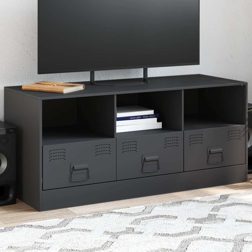 TV skapītis, antracīts, 99x39x44cm, tērauds