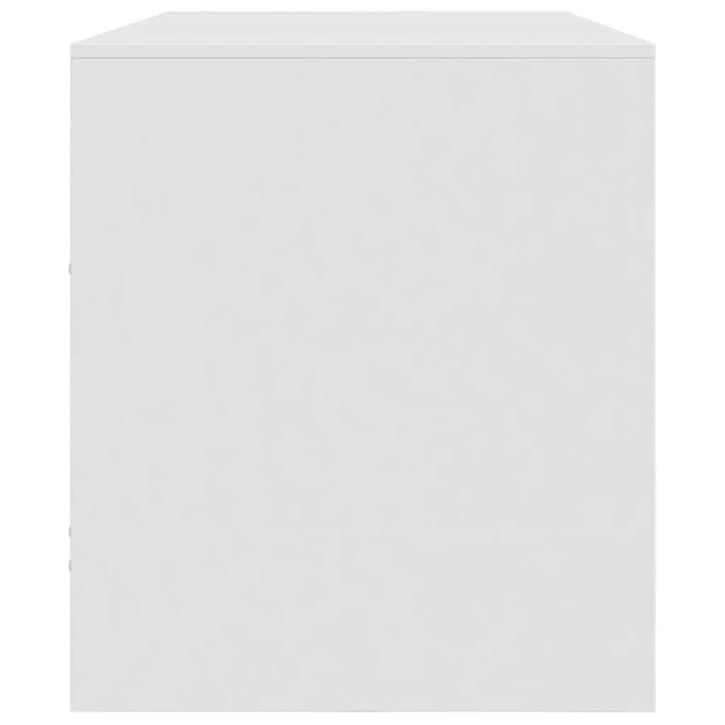TV cabinet, white, 99x39x44cm, steel