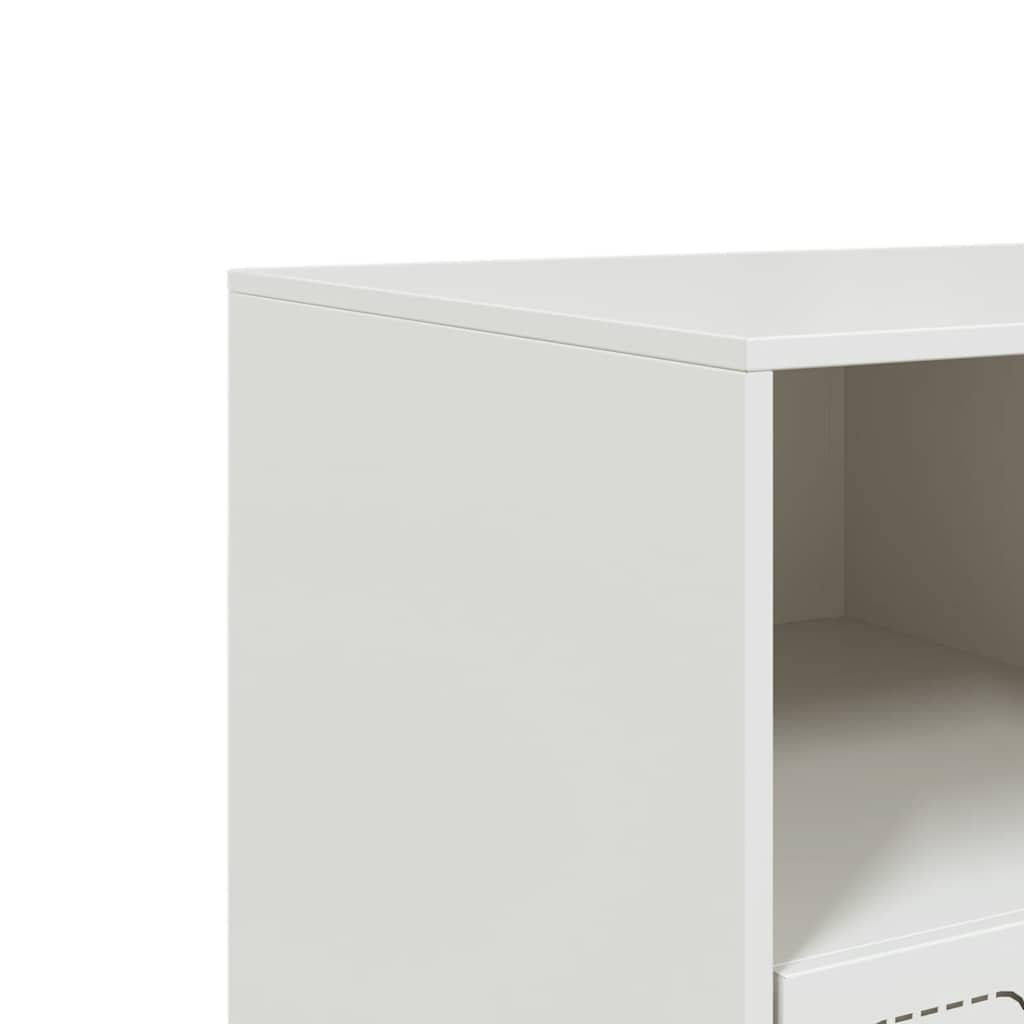 TV cabinet, white, 99x39x44cm, steel